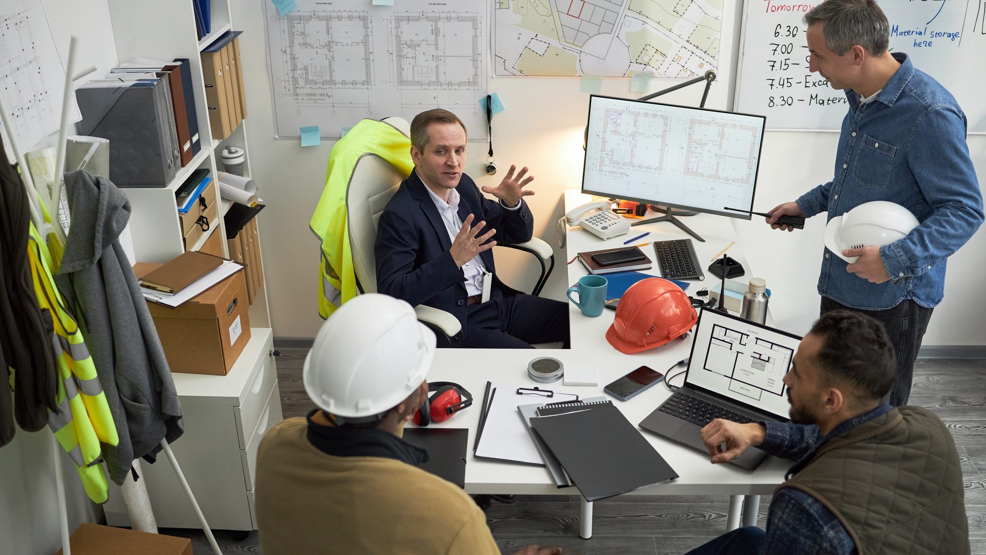 Construction consultation meeting